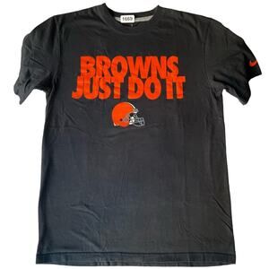 Nike & NFL Men’s Short Sleeve T-shirt Size M, Black, Browns Just Do It